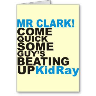 Mr Clark COME QUICK Cards