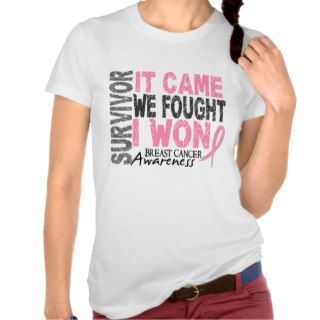 Breast Cancer Survivor It Came We Fought I Won Tank