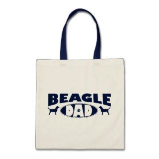 Beagle Dad Canvas Bags
