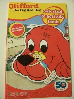 Clifford the Big Red Dog Coloring & Activity Book with Stickers ~ Hugs (5.25" x 8.25") Toys & Games
