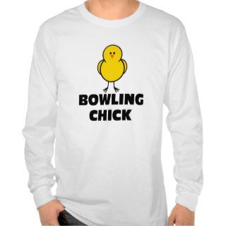 Bowling Chick T Shirts