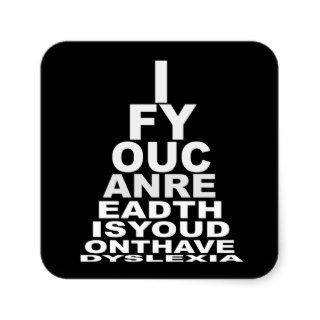 Funny offensive dyslexic sticker