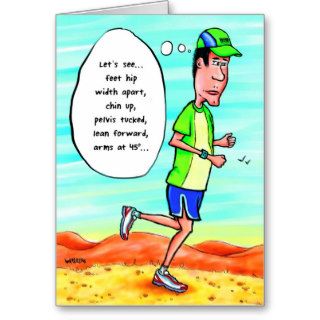 Birthday Card for Runner   Chi Running