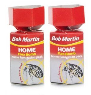 Flea Bomb Bob Martin Home X 2 Fumigation Packs  Pet Flea Drops 