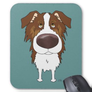 Aussies   Big Nose and Butt Mouse Pads