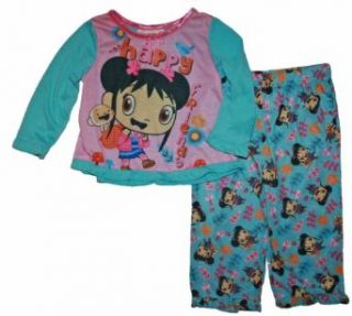 Ni Hao Kai Lan 2 Pc Toddler Pajama Set (4T, Light Blue) Infant And Toddler Pajama Sets Clothing