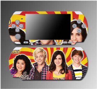 Austin Ally Dez Trish Moon Music Dawson Song Video Game Vinyl Decal Sticker Cover Skin Protector for Sony PSP Slim 3000 3001 3002 3003 3004 Playstation Portable Video Games
