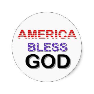 America Bless God Sticker