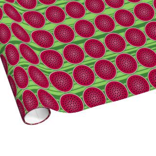 Green Red Watermelon Design Gift Wrap