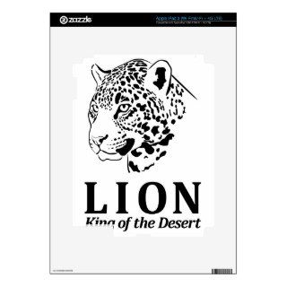 Lion   King of the Desert iPad 3 Skins