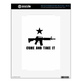 Come and Take It NOOK Decal