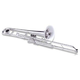 Jupiter 528S Bb Valve Trombone (Silver Plated) Musical Instruments