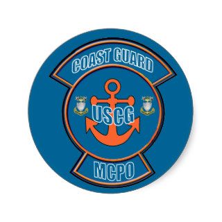 Coast Guard Master Chief Anchor Sticker