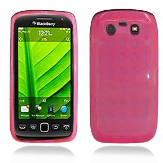 Soft Skin Case Fits RIM/Blackberry 9850 9860 Torch, Storm 3 Transparent Checker Pink TPU Skin AT&T, T Mobile,U.S Cellular, Sprint Cell Phones & Accessories