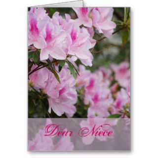 Niece birthday Wishes, pink Hibiscus Cards