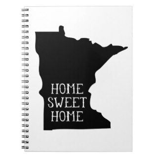 Home Sweet Home Minnesota Spiral Notebooks