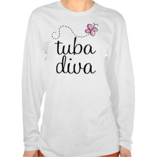 Funny Womens Tuba Tee T shirt