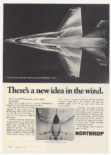 1972 Northrop Cobra P 530 Fighter Aircraft New Idea Print Ad  