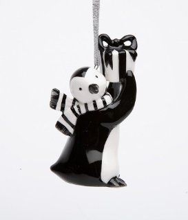 Appletree Design Penguin with Gift Ornament   Decorative Hanging Ornaments