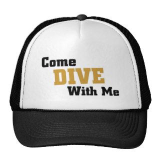 Come dive with me hats