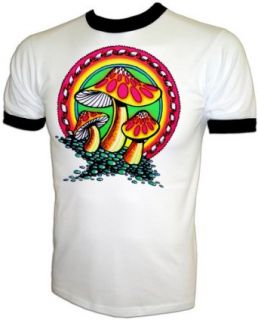 Vintage Magic Mushrooms 70's Classic College Drug T Shirt Clothing