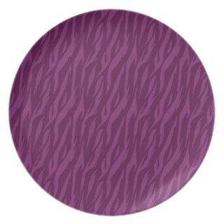 DIY Purple Zebra Background Color Design Your Own Plates