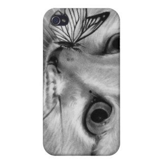 Kitten Butterfly Speck Case Covers For iPhone 4