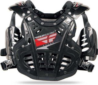 Polisport Fly Racing Convertible II Protective Mini Gear , Distinct Name Black, Size Segment Youth, Size Modifier 40 80lbs, Primary Color Black, Size OSFM, Gender Boys 8001000033 Automotive