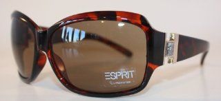 Esprit Fashion Tortoise Square Sunglass ET19295 532 Sports & Outdoors
