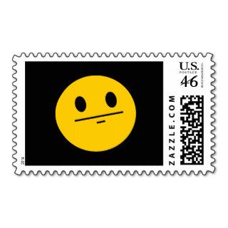 Poker Face Smiley face Stamps