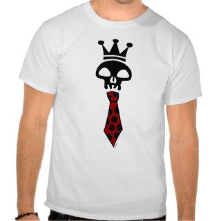 Skull Tie Red T shirts