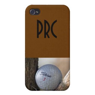 Men's Monogramed Golf Cases For iPhone 4