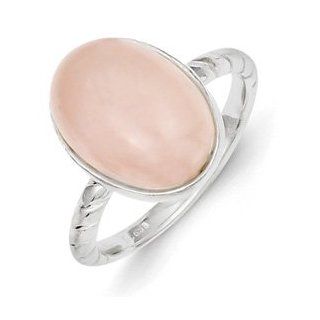 Sterling Silver Rose Quartz Ring Jewelry
