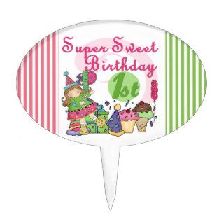Super Sweet First Birthday Cake Topper
