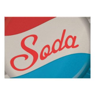 Vintage Soda Bottle Cap Personalized Invitation