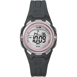 Timex Women's Sports Digital Gray/ Pink Resin Watch Timex Women's Timex Watches