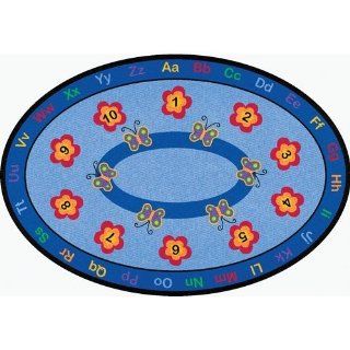 Learning Carpets CPR534   Butterflies Oval Toys & Games