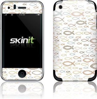 Peter Horjus   Christian Fish   White   Apple iPhone 3G / 3GS   Skinit Skin Cell Phones & Accessories