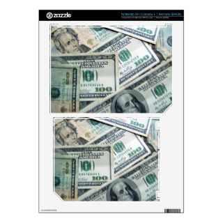 Cash Money USD Nintendo Wii Decal