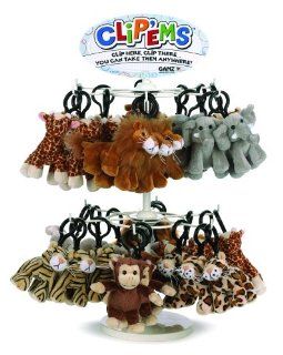 Clip'ems By Ganz Jungle Key Clip Elephant Toys & Games