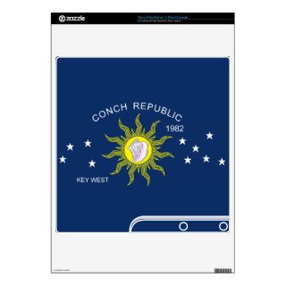 The Conch Republic Flag PS3 Slim Console Decal