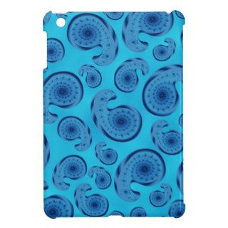 Blue Paisley Pattern iPad Mini Covers