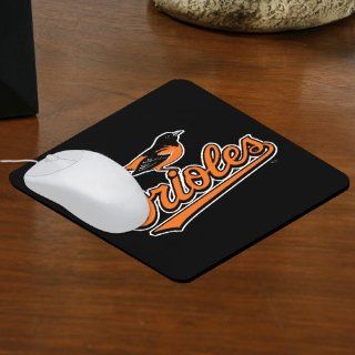 MLB Baltimore Orioles Team Logo Neoprene Mouse Pad    Sports Award Trophies  Sports & Outdoors