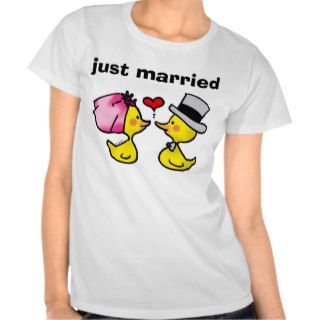 Just married T shirts