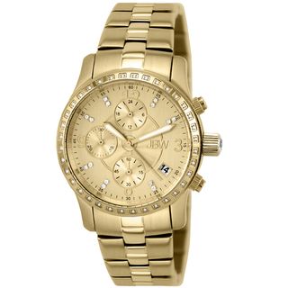 JBW Women's 'Novella' Gold plated Stainless Steel Water resistant Chronograph Watch JBW Women's More Brands Watches