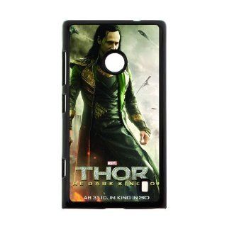 NOKIA 520 Printing Case Polycarbonate Hard Cover Thor 2 Loki 00029 Cell Phones & Accessories