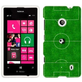 Nokia Lumia 521 Soccer Field Phone Case Cover Cell Phones & Accessories