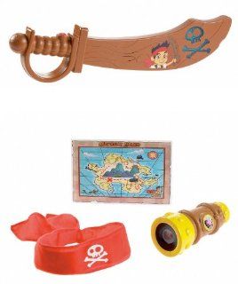 Fisher Price Disney's Jake and The Neverland Pirates   Jake's Magical Sword and Jake's Talking Spyglass Toys & Games