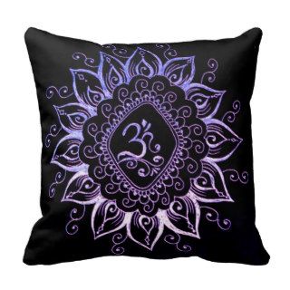 Henna Hindu Symbol pillow