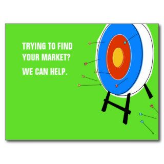 Market Target Postcard
